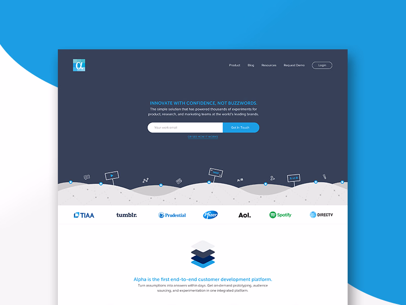 AlphaHQ website redesign and brand refresh