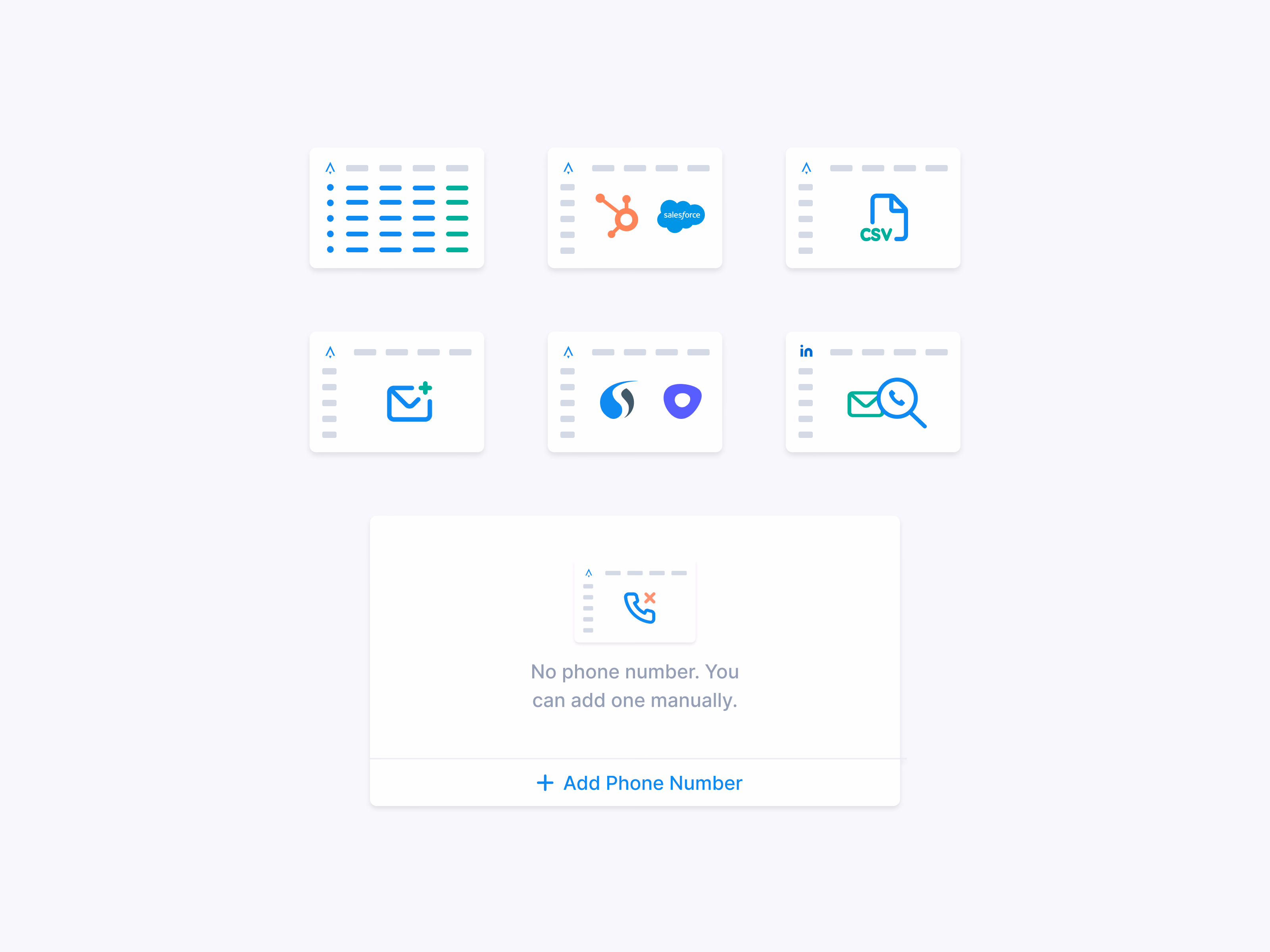 Mini app window empty state illustrations for Apollo