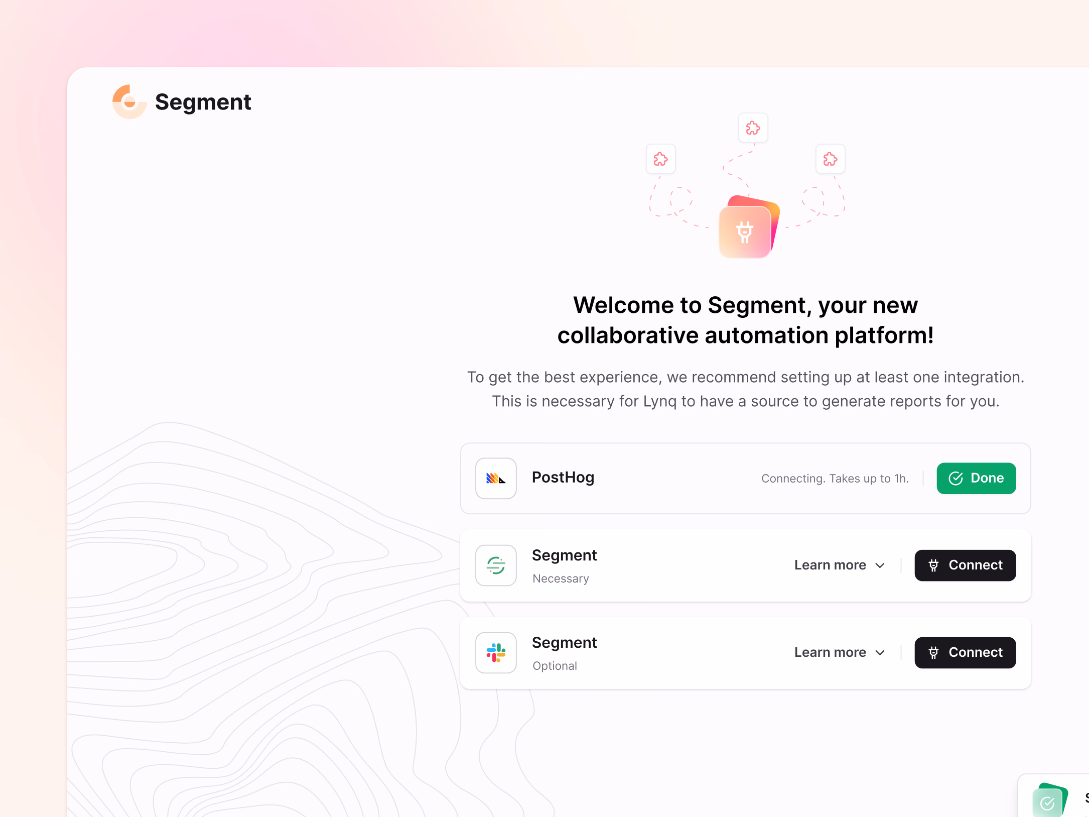 Data integration onboarding for Stealth AI reports