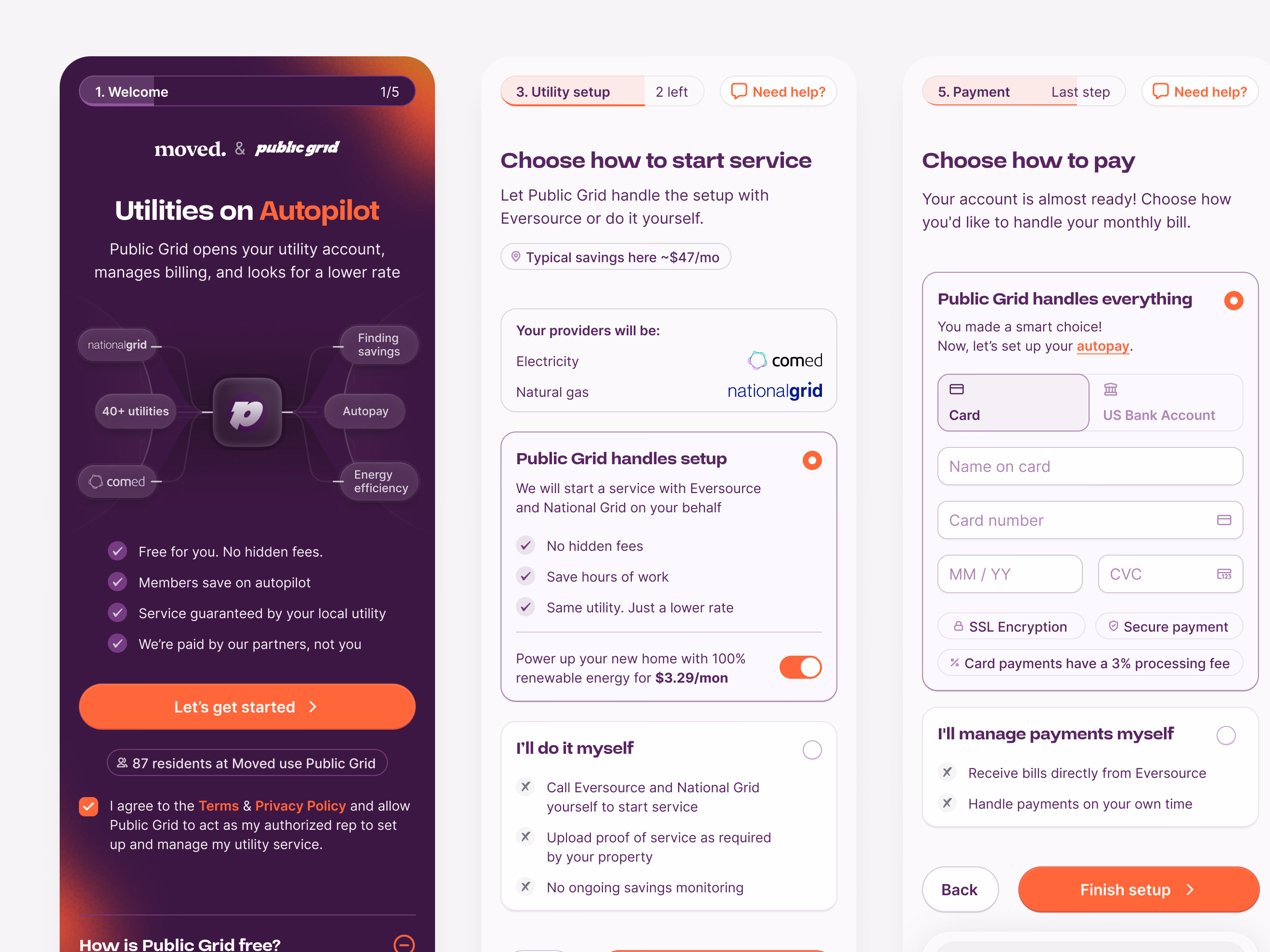 Unused utility onboarding explorations for Public Grid